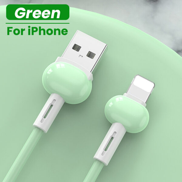 Compatible with Apple , Liquid Silicone Data Cable Type-c For Android And Apple Fast Charging Cable