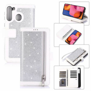 Glitter Flip Card Wallet Protective Case