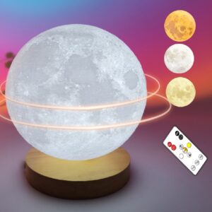 Rotating Planet Light Smart Voice Moon Light Suspension