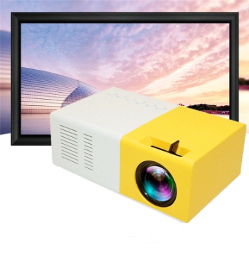 Transform Your Living Room into a Personal Movie Theater with the Portable YG300 Mini Projector