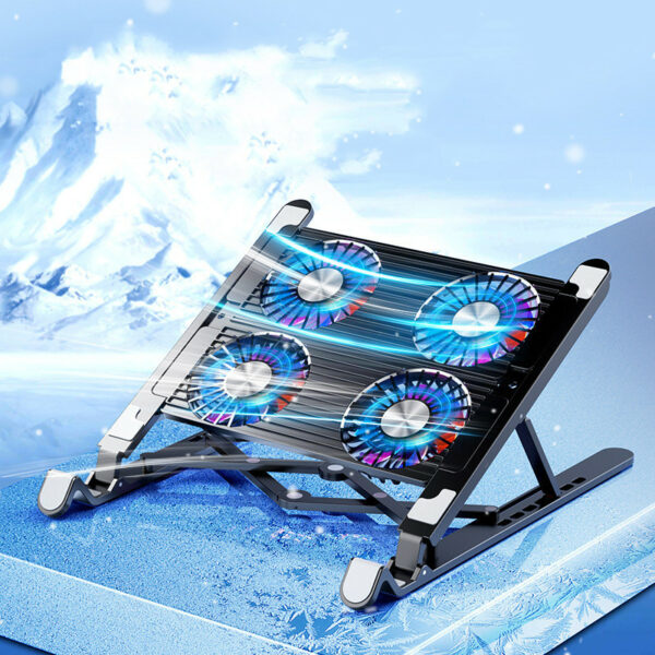 Laptop Stand Folding Laptop Cooling Fan Radiator