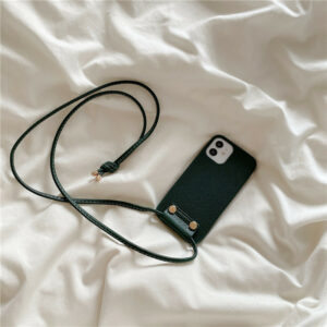 Simple Leather Lanyard Shell Suitable For Mobile Phone Case