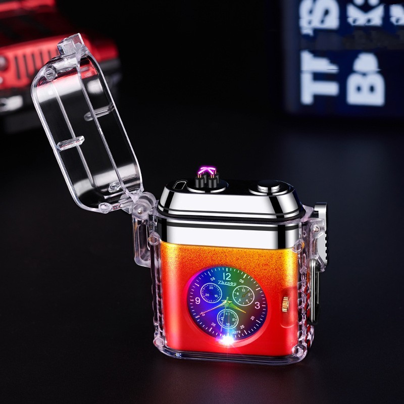 Waterproof Lighter Creative Clock Charging